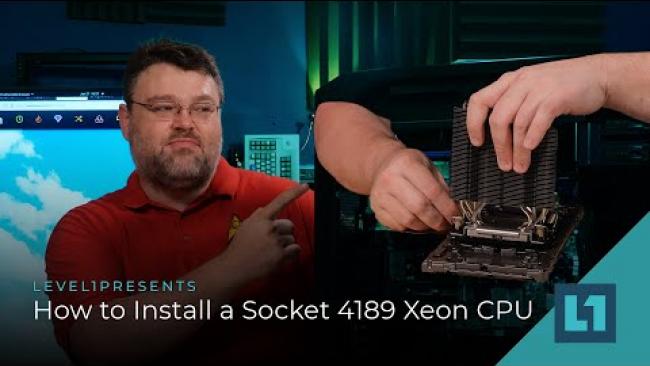 Embedded thumbnail for How to Install a Socket 4189 Xeon CPU