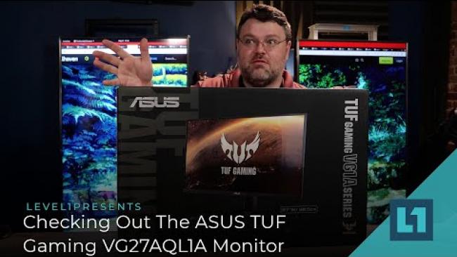 Embedded thumbnail for Checking Out The ASUS TUF Gaming VG27AQL1A Monitor