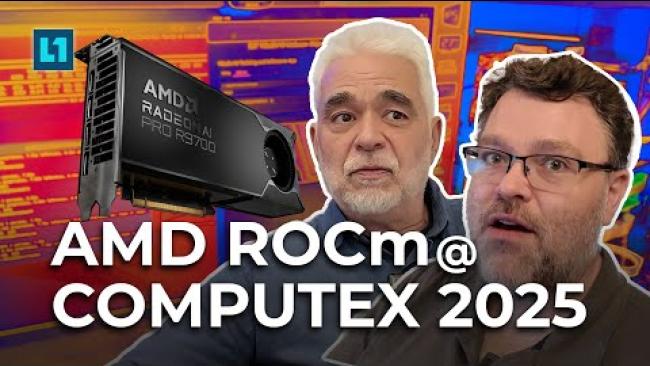 Embedded thumbnail for AMD ROCm @ Computex 2025
