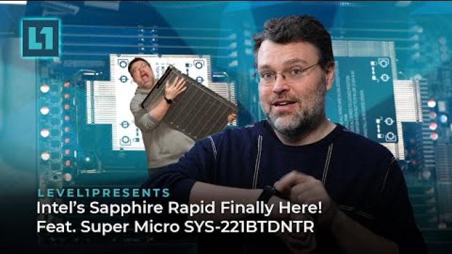 Embedded thumbnail for Intel&amp;#039;s Sapphire Rapid Finally Here! Feat. Super Micro SYS-221BTDNTR