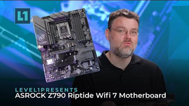 Embedded thumbnail for ASROCK z790 Riptide WiFi 7 Motherboard