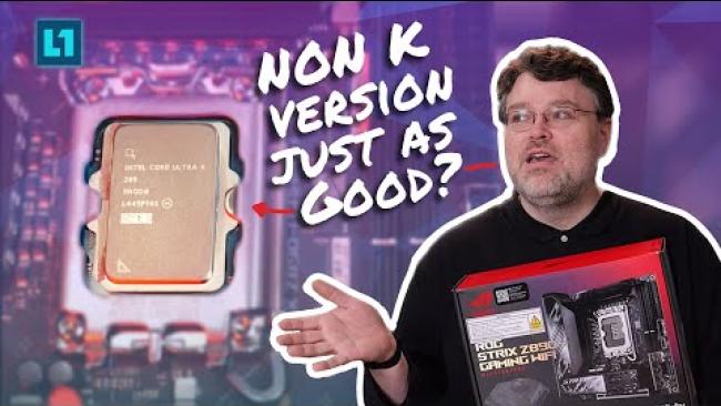 Embedded thumbnail for Overclocking the 285 non k Intel Ultra 9 w/ the ROG STRIX Z890-I Gaming Wifi Motherboard