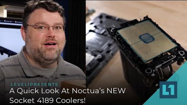 Embedded thumbnail for A Quick Look At Noctua&amp;#039;s NEW Socket 4189 Coolers for Intel Xeon!