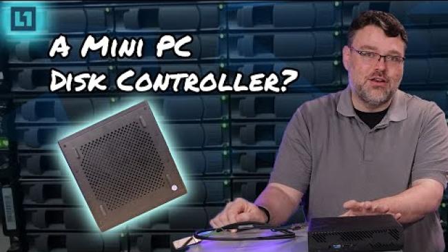 Embedded thumbnail for The MS-01 Mini PC with... ** 24 ** hard drives!? Easy Button Disk Shelf