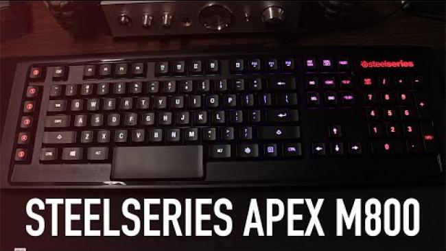 Embedded thumbnail for SteelSeries Apex M800 Mechanical Keyboard Overview &amp;amp; Test
