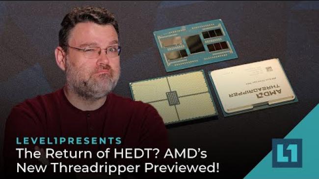 Embedded thumbnail for The Return of HEDT? AMD’s NEW Threadripper CPUs Revealed!