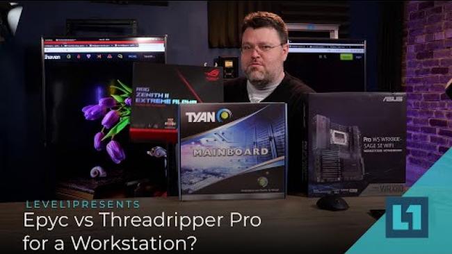 Embedded thumbnail for Epyc 7713 vs Threadripper Pro for a Workstation?