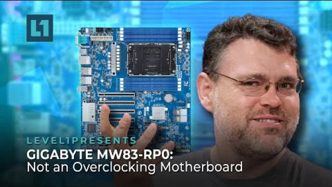 Embedded thumbnail for GIGABYTE MW83-RP0: Not an Overclocking Motherboard