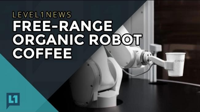 Embedded thumbnail for L1News: 2017-02-07 Free Range Organic Robot Coffee