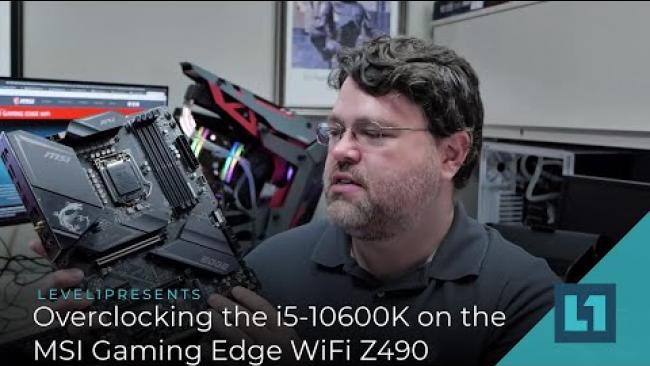 Embedded thumbnail for Overclocking the i5-10600K on the MSI Gaming Edge WiFi Z490