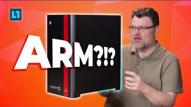 Embedded thumbnail for ARM on DESKTOP: System 76 Thelio Ampere Workstation Review