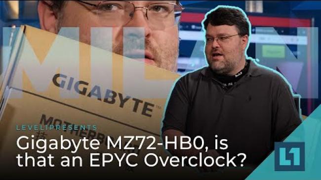 Embedded thumbnail for Gigabyte MZ72-HB0, is that an EPYC Overclock?