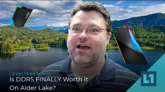 Embedded thumbnail for Is DDR5 FINALLY Worth It On Alder Lake?