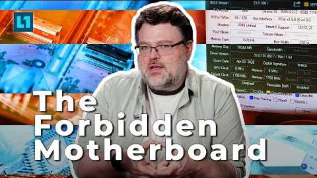 Embedded thumbnail for The FORBIDDEN Motherboard!! Hacking More Lanes into AM5: LR-Link Broadcom PCIe Expansion