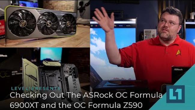 Embedded thumbnail for Checking Out The ASRock OC Formula 6900XT and the OC Formula Z590
