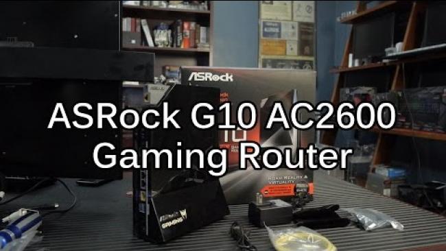 Embedded thumbnail for ASRock G10 AC2600 Gaming Router