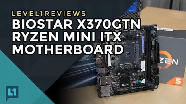 Embedded thumbnail for Biostar Racing X370GTN Mini ITX Ryzen Motherboard Review + Linux Test