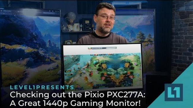 Embedded thumbnail for Checking out the Pixio PXC277A: A Great 1440p Gaming Monitor!