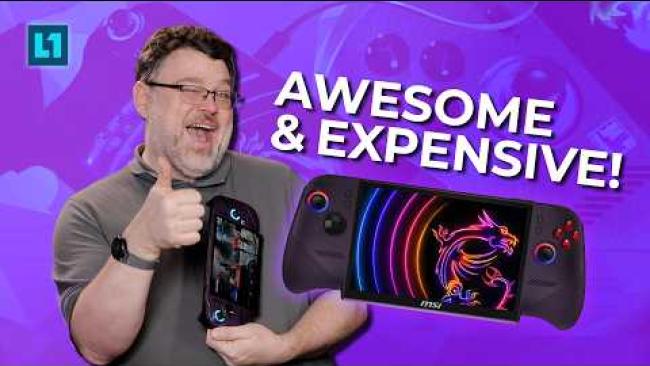 Embedded thumbnail for First Look at the MSI Claw 8 EX AI+ w/ Intel Arc G3 Extreme