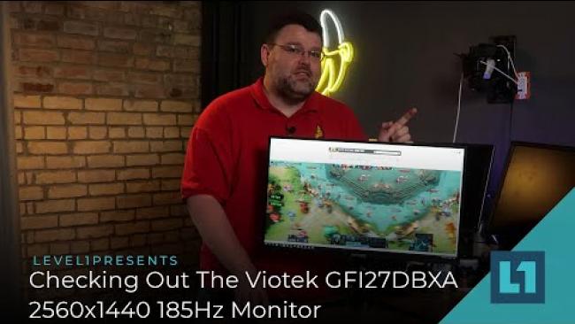 Embedded thumbnail for Checking Out The Viotek GFI27DBXA 2560x1440 185Hz Monitor
