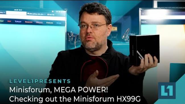 Embedded thumbnail for Minisforum, MEGA POWER! Checking out the Minisforum HX99G