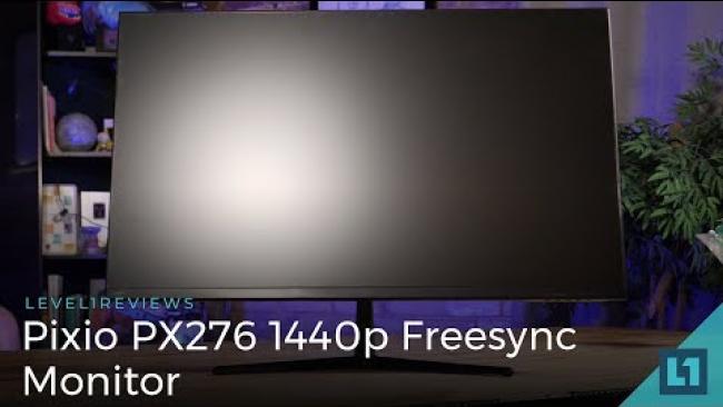 Embedded thumbnail for Pixio PX276 1440p Freesync Monitor Review