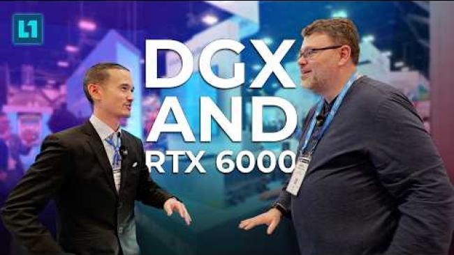 Embedded thumbnail for DGX and RTX 6000s at SC 25
