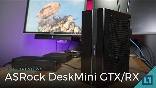Embedded thumbnail for ASRock DeskMini GTX/RX Review + Linux Test