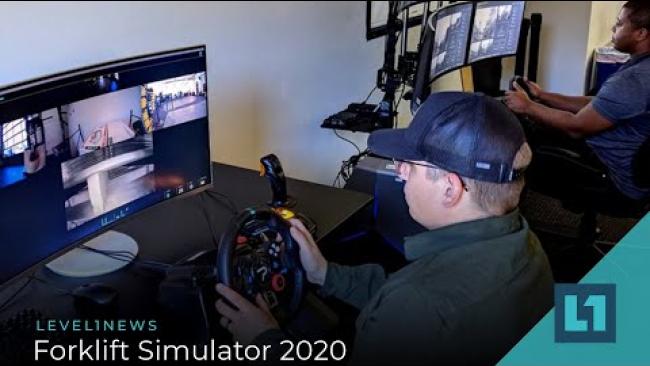 Embedded thumbnail for Level1 News October 30 2020: Forklift Simulator 2020