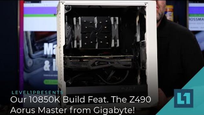 Embedded thumbnail for Our 10850K Build Featuring The Z490 Aorus Master from Gigabyte!