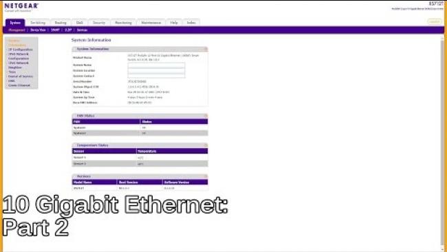 Embedded thumbnail for 10 Gig Networking (Part 2) - Deploying the Netgear XS712T as the basis for your 10 gigabit network
