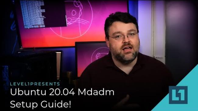 Embedded thumbnail for Ubuntu 20.04 Mdadm Setup Guide