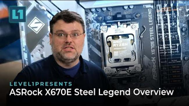 Embedded thumbnail for ASRock X670E Steel Legend Overview