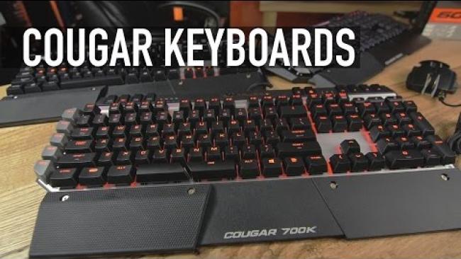 Embedded thumbnail for Cougar Keyboards  Mechanical &amp;amp; Membrane 700K, 600K, 500K