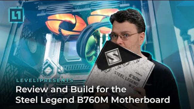 Embedded thumbnail for Review and Build for the Steel Legend B760M Motherboard