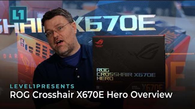 Embedded thumbnail for ROG Crosshair X670E Hero Overview