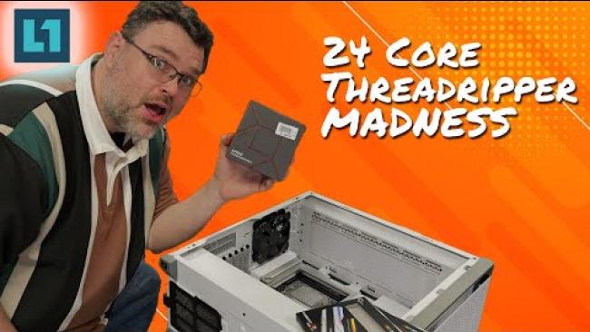 Embedded thumbnail for Just How Good Is The 24 Core Threadripper? A Build