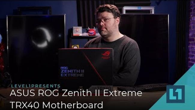 Embedded thumbnail for ASUS ROG Zenith II Extreme TRX40 Motherboard Review: Powerful Enough For Threadripper 3?