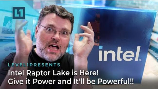 Embedded thumbnail for Intel Raptor Lake is Here! Give it Power and It&amp;#039;ll be Powerful!!