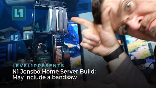 Embedded thumbnail for N1 Jonsbo Home Server Build: May include a bandsaw
