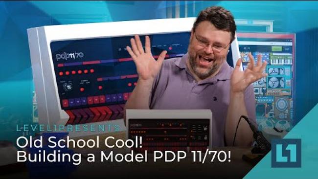 Embedded thumbnail for Old School Cool! Building a Model PDP 11/70!