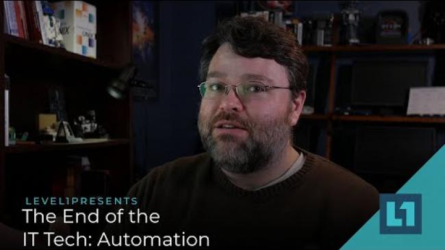 Embedded thumbnail for The End of the IT Tech: Automation