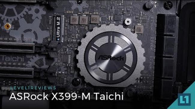 Embedded thumbnail for ASRock X399-M Taichi Review + Linux test