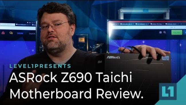 Embedded thumbnail for ASRock Z690 Taichi Motherboard Review