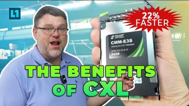 Embedded thumbnail for CXL Benefits for DB, AI