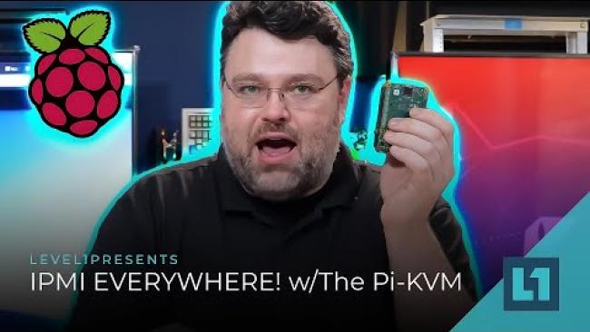 Embedded thumbnail for IPMI EVERYWHERE! w/The Pi-KVM