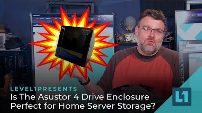Embedded thumbnail for Is The Asustor 4 Drive Enclosure Perfect for Home Server Storage?