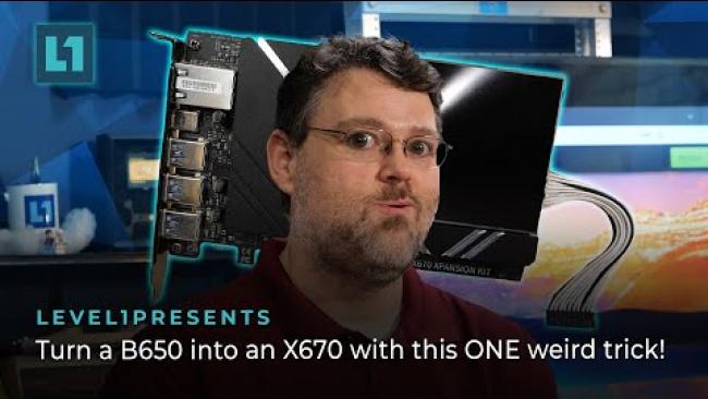 Embedded thumbnail for Turn a B650 into an X670 with this one weird trick!