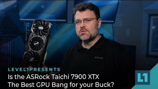 Embedded thumbnail for Is the ASRock Taichi 7900 XTXThe Best GPU Bang for your Buck?