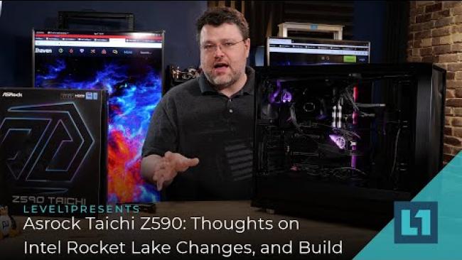 Embedded thumbnail for ASRock Taichi Z590 - Thoughts on Intel Rocket Lake Changes, and Build